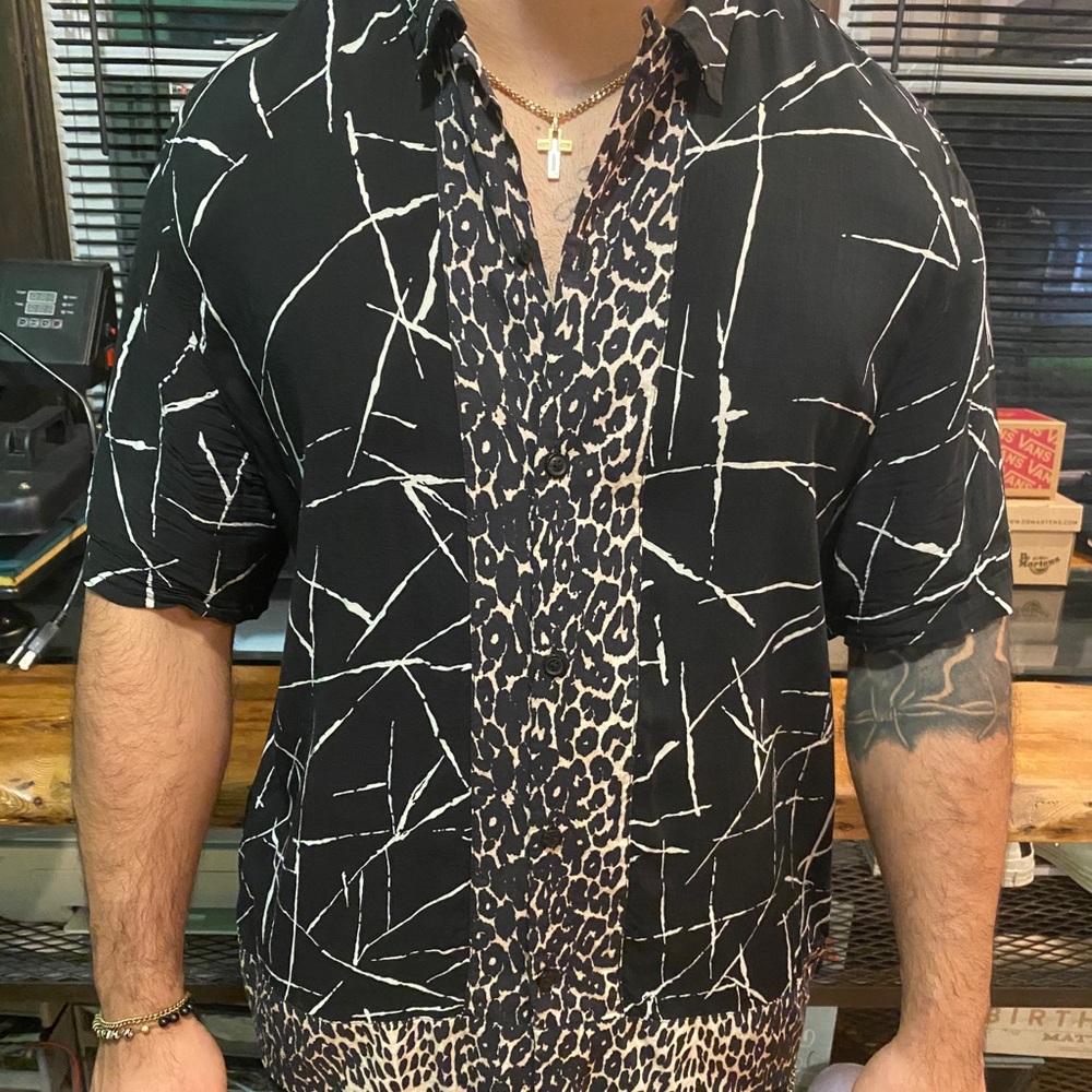 ALLSAINTS MENS CASUAL BUTTON UP